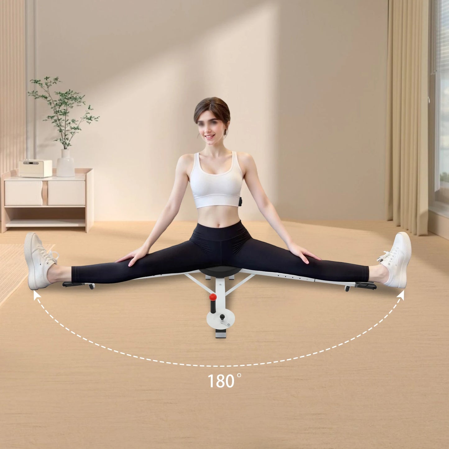 Heavy Duty Leg Split Machine With Adjustable Levels And Sponge Cushion