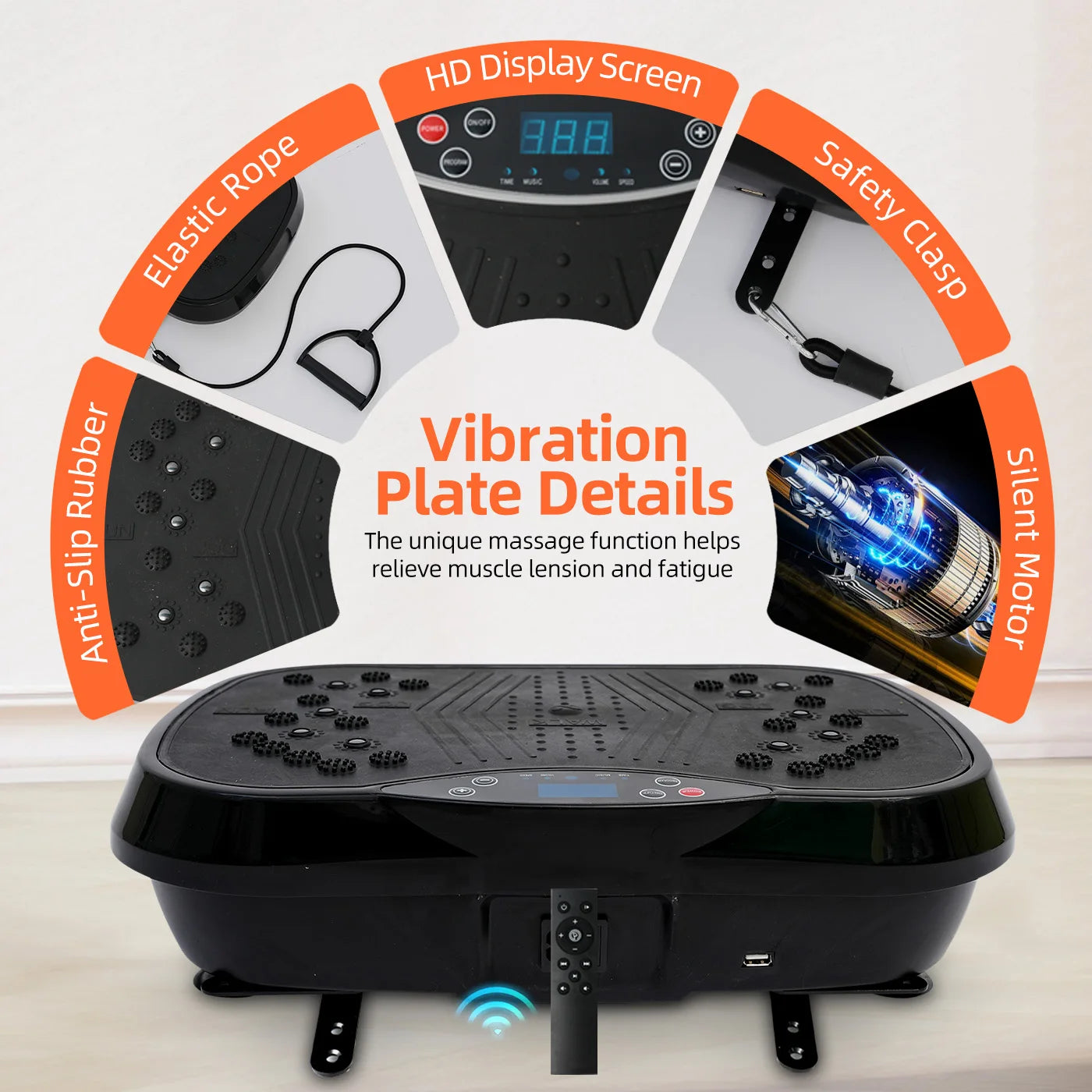 Portable Full Body Vibration Plate Exercise Machine