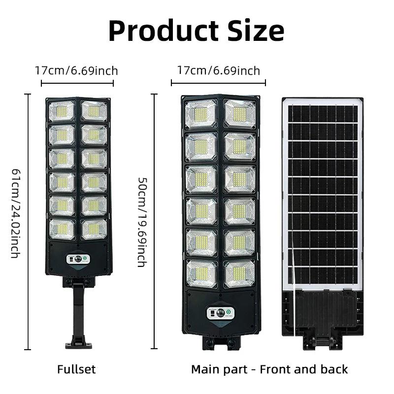 FAMCDC Solar LED Flood Light With Motion Sensor