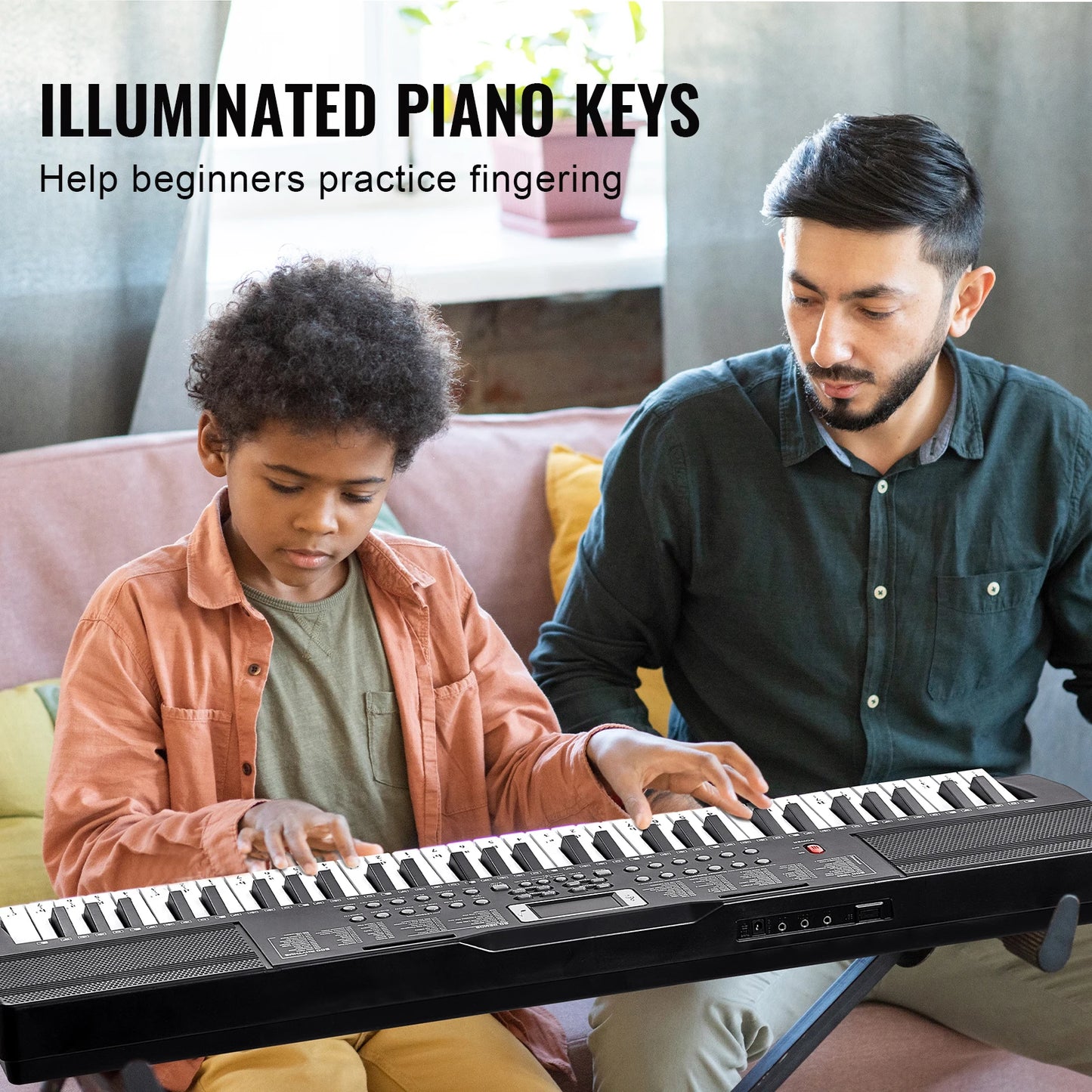 SucceBuy 61 Key Digital Keyboard Piano 200 or 600 Tones