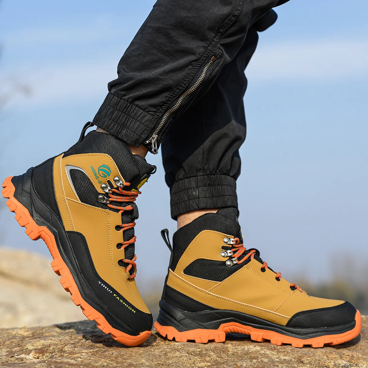 Veigar Protective Work Safety Shoes For Men With Steel Toe