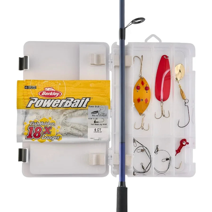 Catch More Fish Spinning Reel And Rod Combo Kit Freshwater