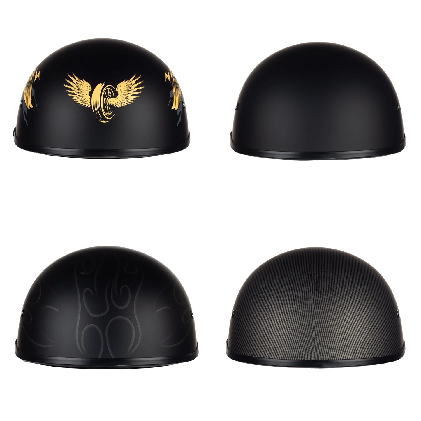 Crown Racing Dot Certified 34 Open Face Motorcycle Helmet