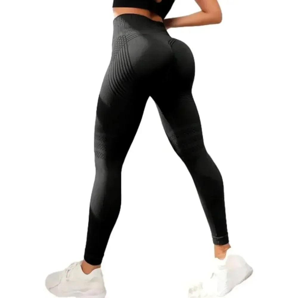High Waisted Anti Cellulite Leggings For Gym Workout Tummy Control