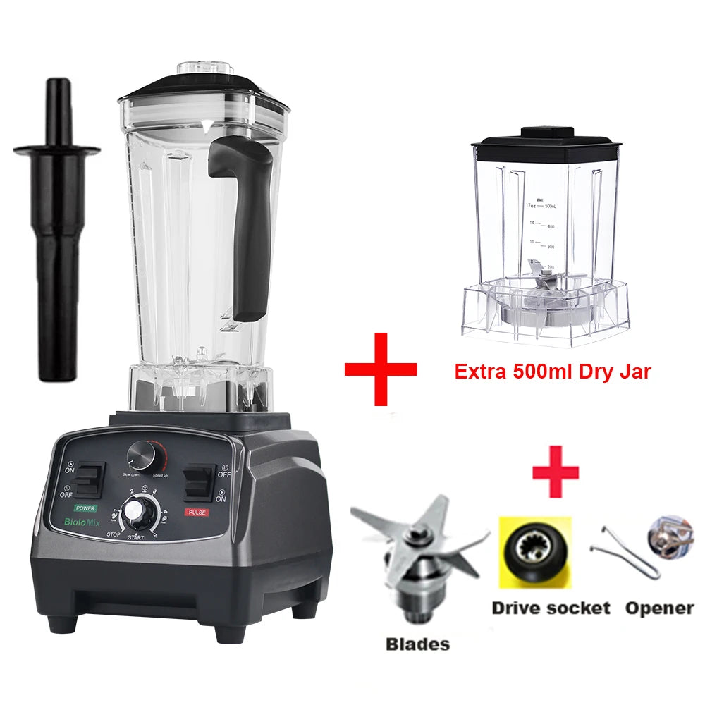 Biolomix 2200W Timer Blender Mixer T5200 Ice Crusher