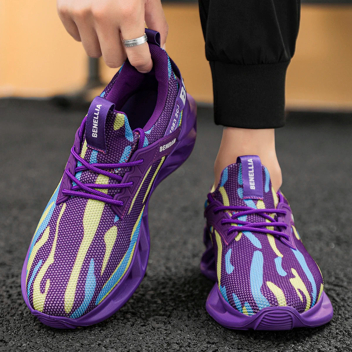 Breathable Slip-Resistant Running Shoes Unisex Comfort All Day