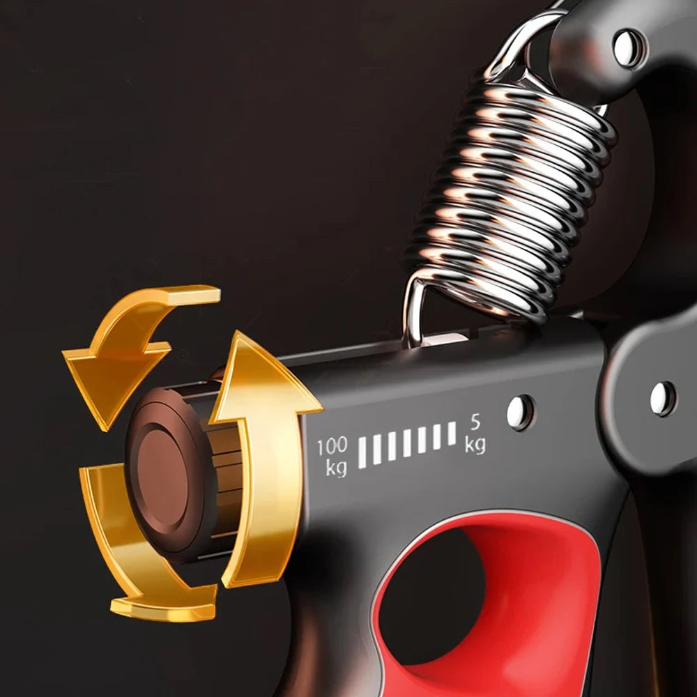 5 To 100Kg Adjustable Heavy Gripper Hand Exerciser For Grip Strength