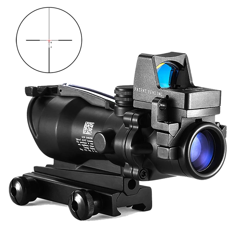 Nabila Adjustable Red Dot Scope 4x32 20mm Rail For Hunting