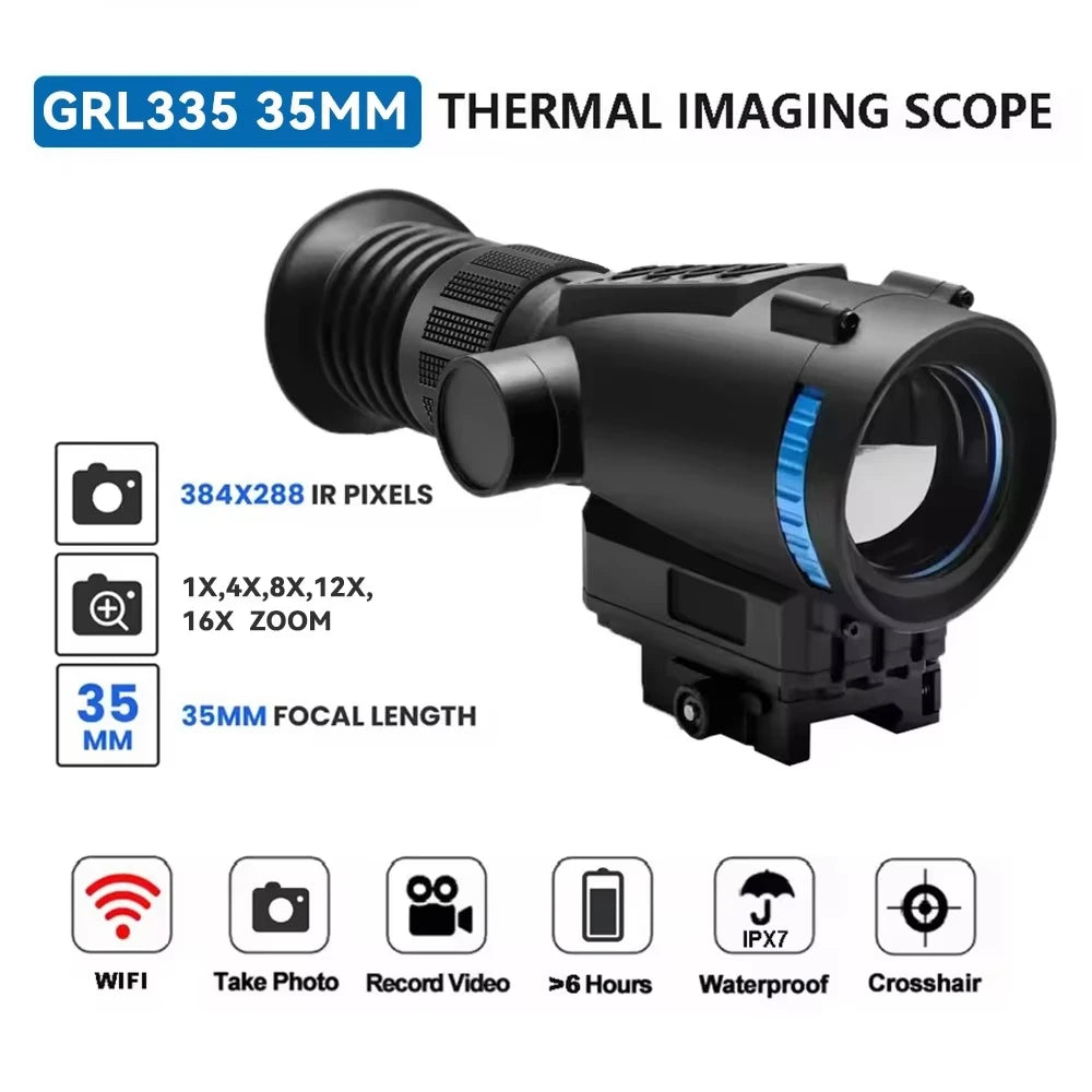 GOYOJO Thermal Scope 12μm Sensor 55Hz WiFi for Hunting
