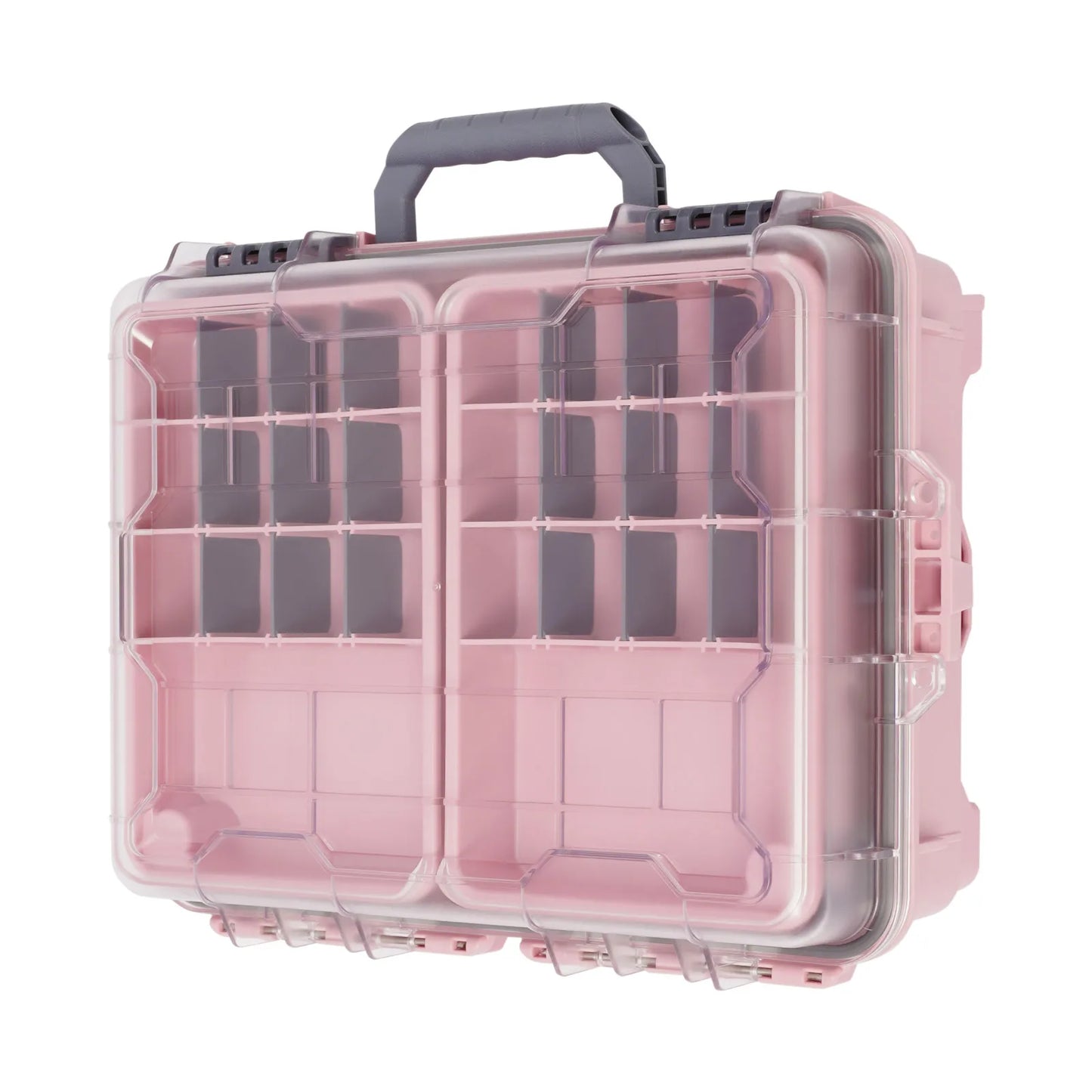 Fishing Tackle Storage Box With Removable Slots Waterproof