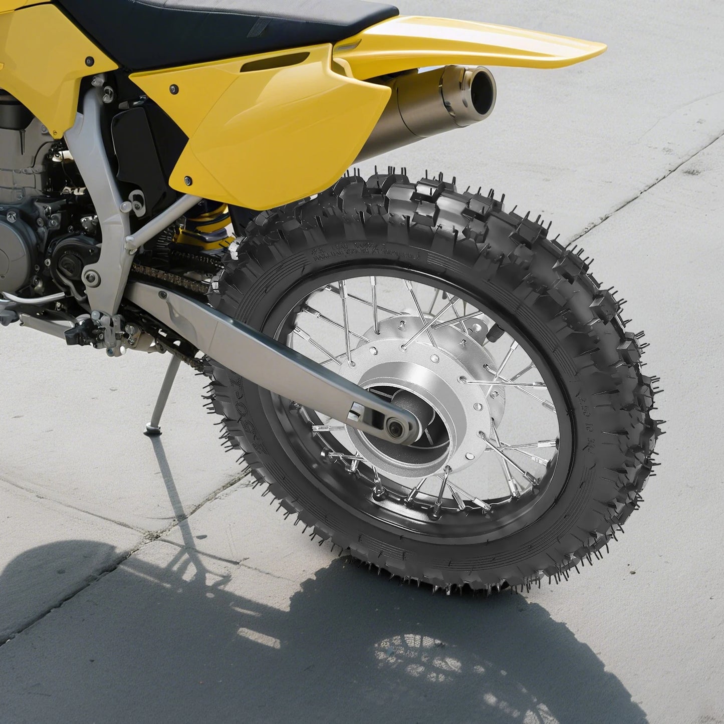 Front Rear Alloy Tire Rim Wheel Assembly for Honda CRF50 Dirt Bike