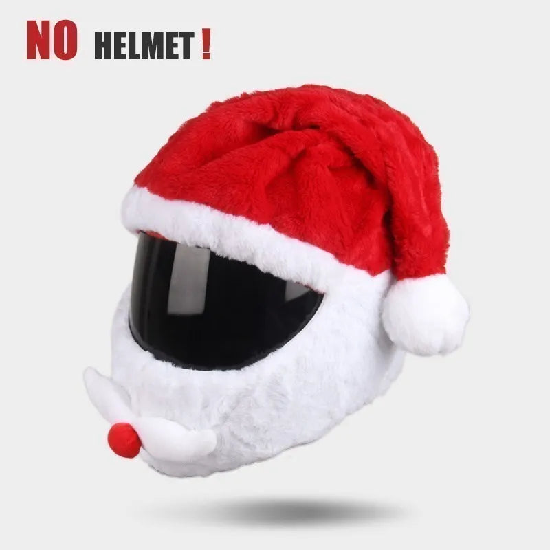 UchOOSE Cartoon Plush Motorcycle Helmet Cover With Ears