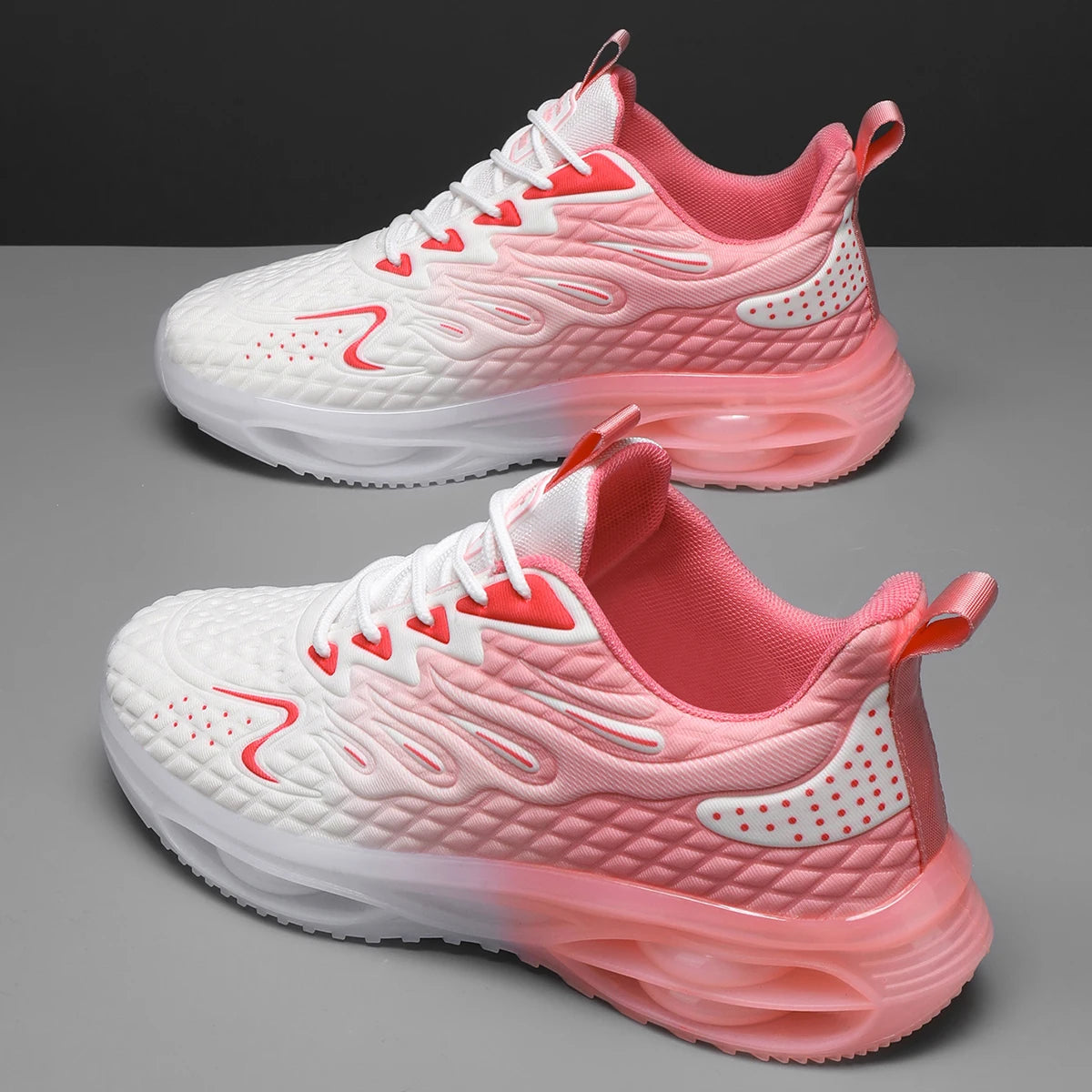 Unisex Mesh Casual Shoes Lightweight Breathable Non Slip Running Shoes