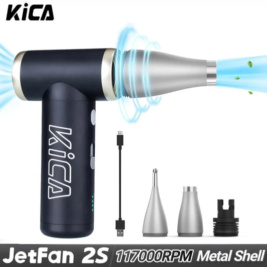 KICA JetFan 2S Portable Air Blower Extreme Mode Rechargeable