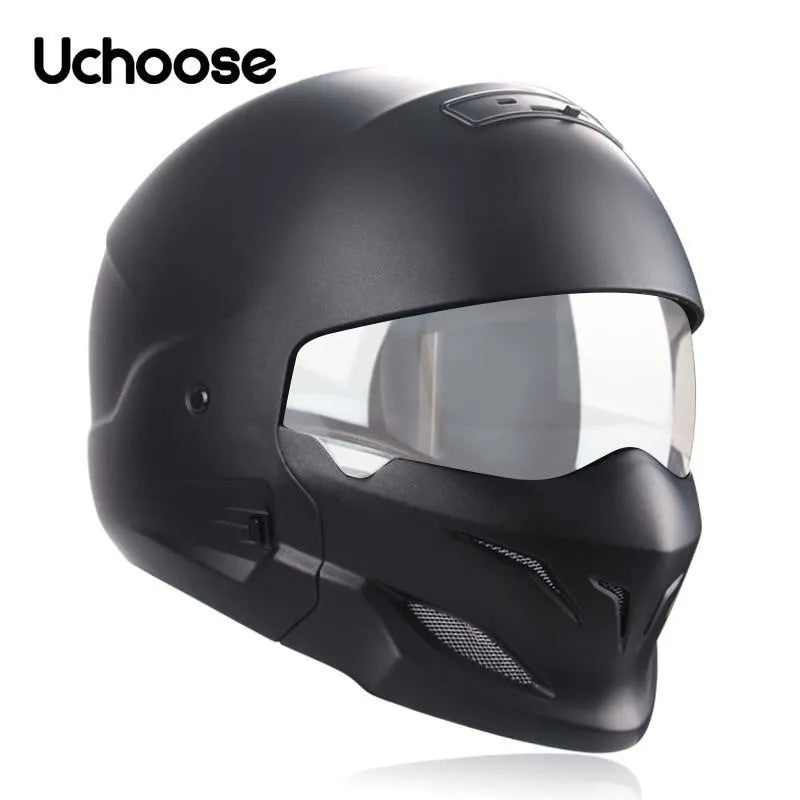 Uchoose Detachable Multi-purpose Motorcycle Half Helmet