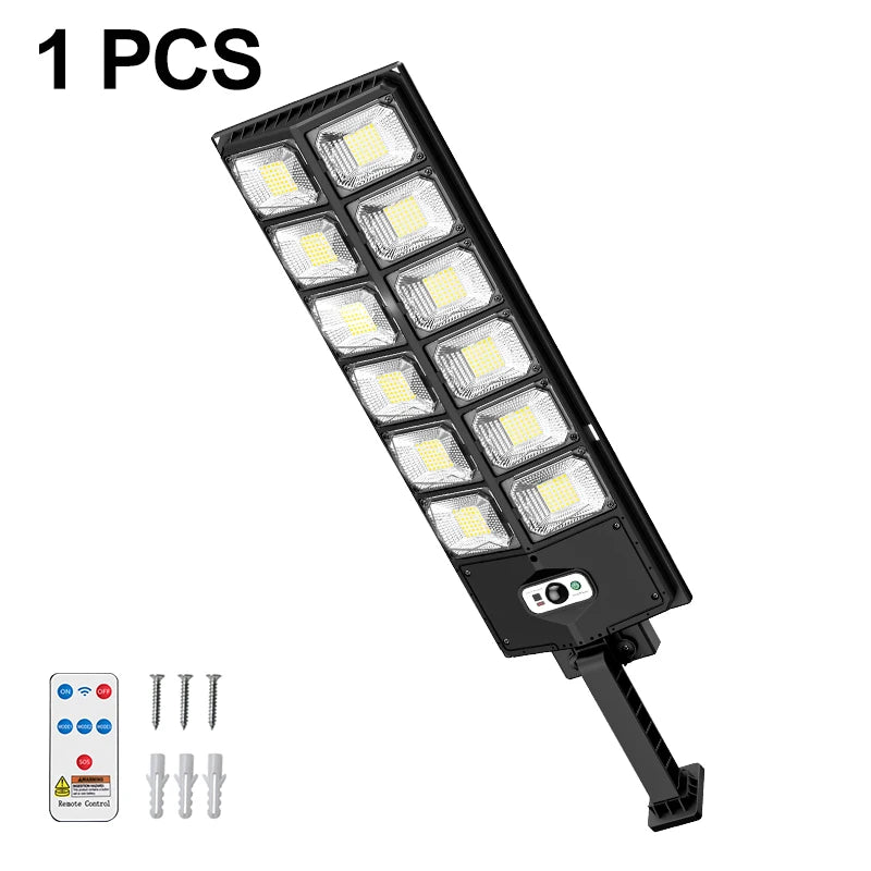 FAMCDC Solar LED Flood Light With Motion Sensor