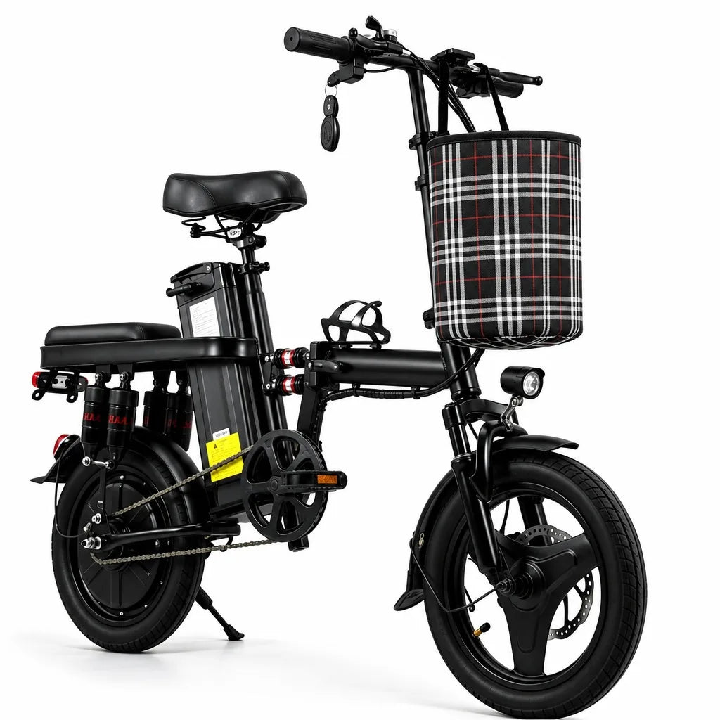 Foldable 500W Electric Bike With Eight Shock Absorbers