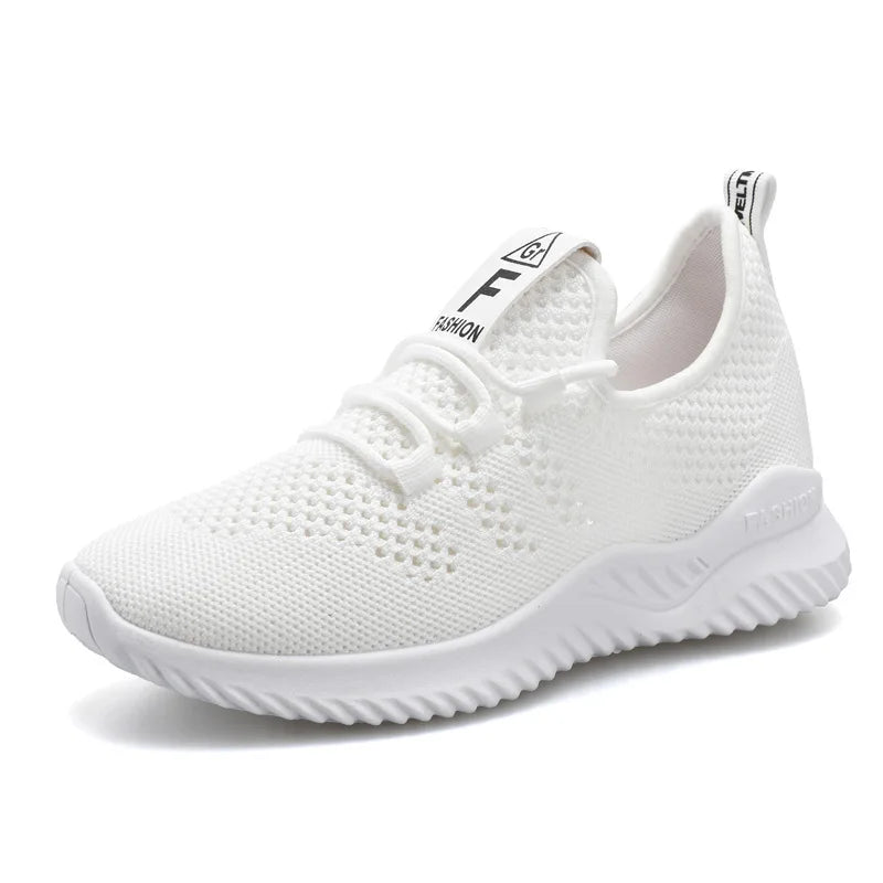 Women Lightweight Walking Sneakers Breathable Mesh Upper Non Slip Outsole