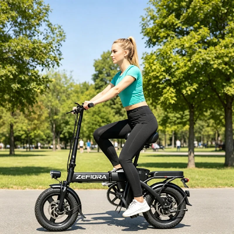 Zefiora 14 Inch Foldable Electric Bicycle 500W