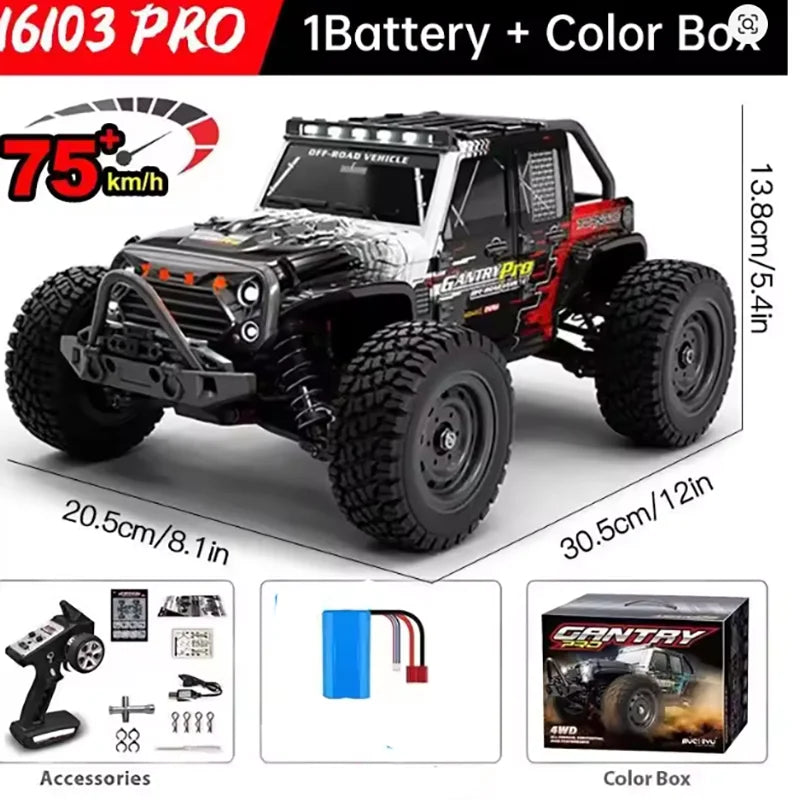 WDSZKMYF High Speed 4WD RC Car Brushless Off Road Truck