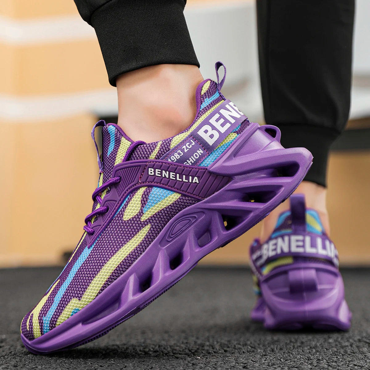 Breathable Slip-Resistant Running Shoes Unisex Comfort All Day