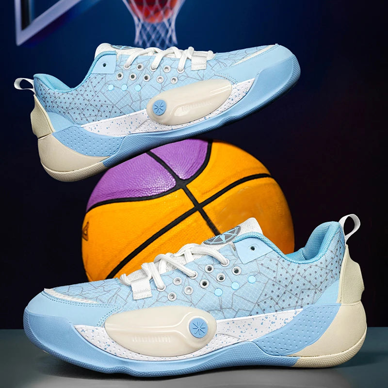 Men Basketball Sneakers Non Slip Training Shoes Outdoor Wear Resistant