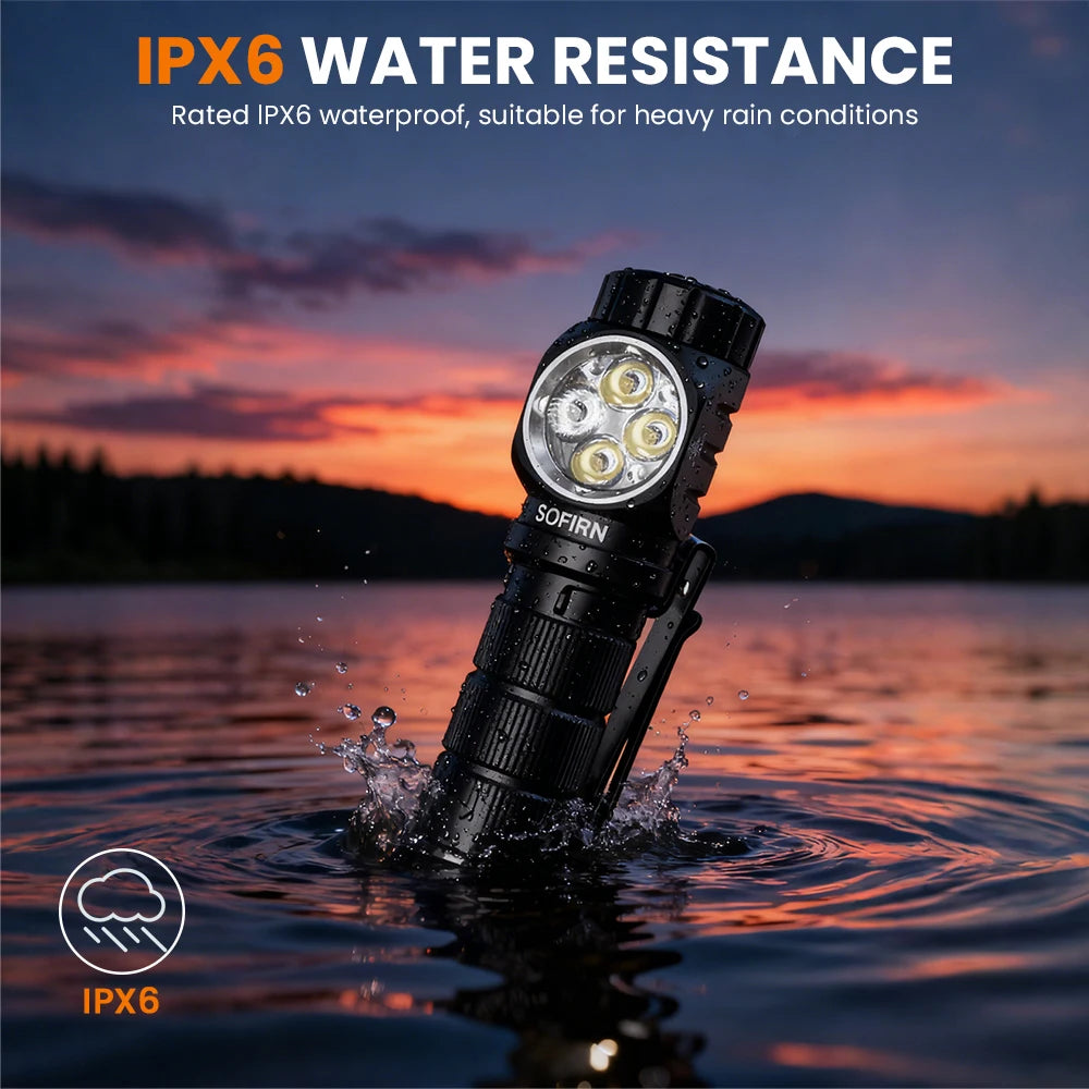 Sofirn HS43 Headlamp 3200lm With USB Rechargeable