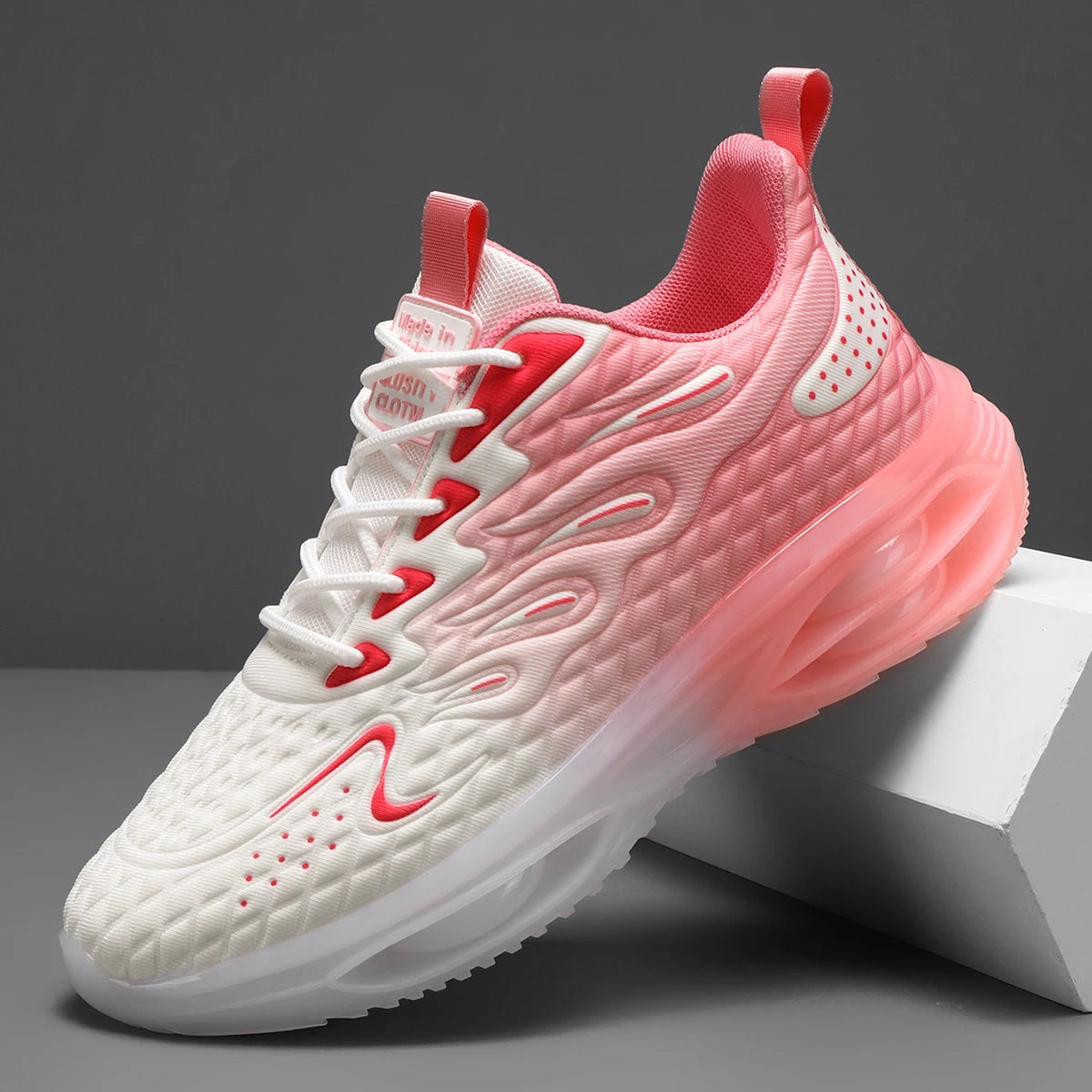 Unisex Mesh Casual Shoes Lightweight Breathable Non Slip Running Shoes