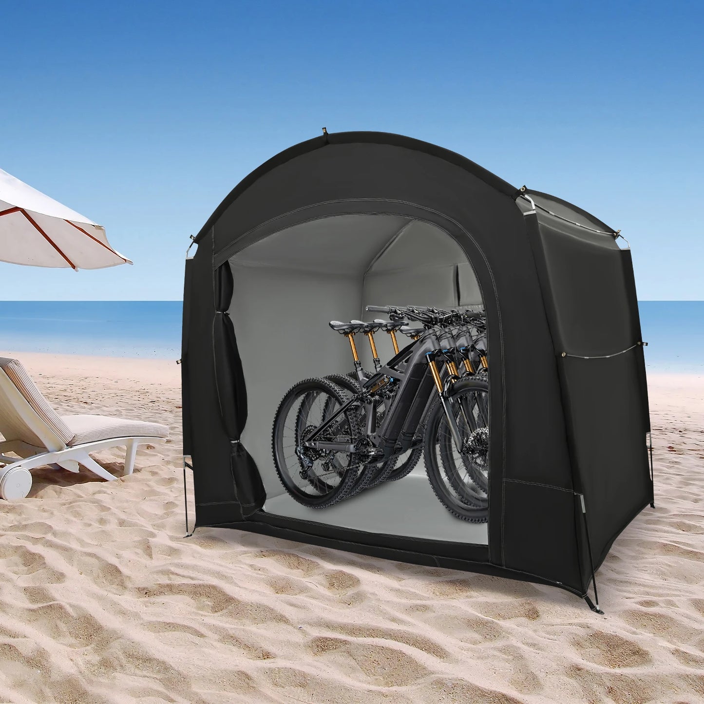 Freestanding Portable Waterproof Bike Storage Tent For Bicycle Or Motorcycle