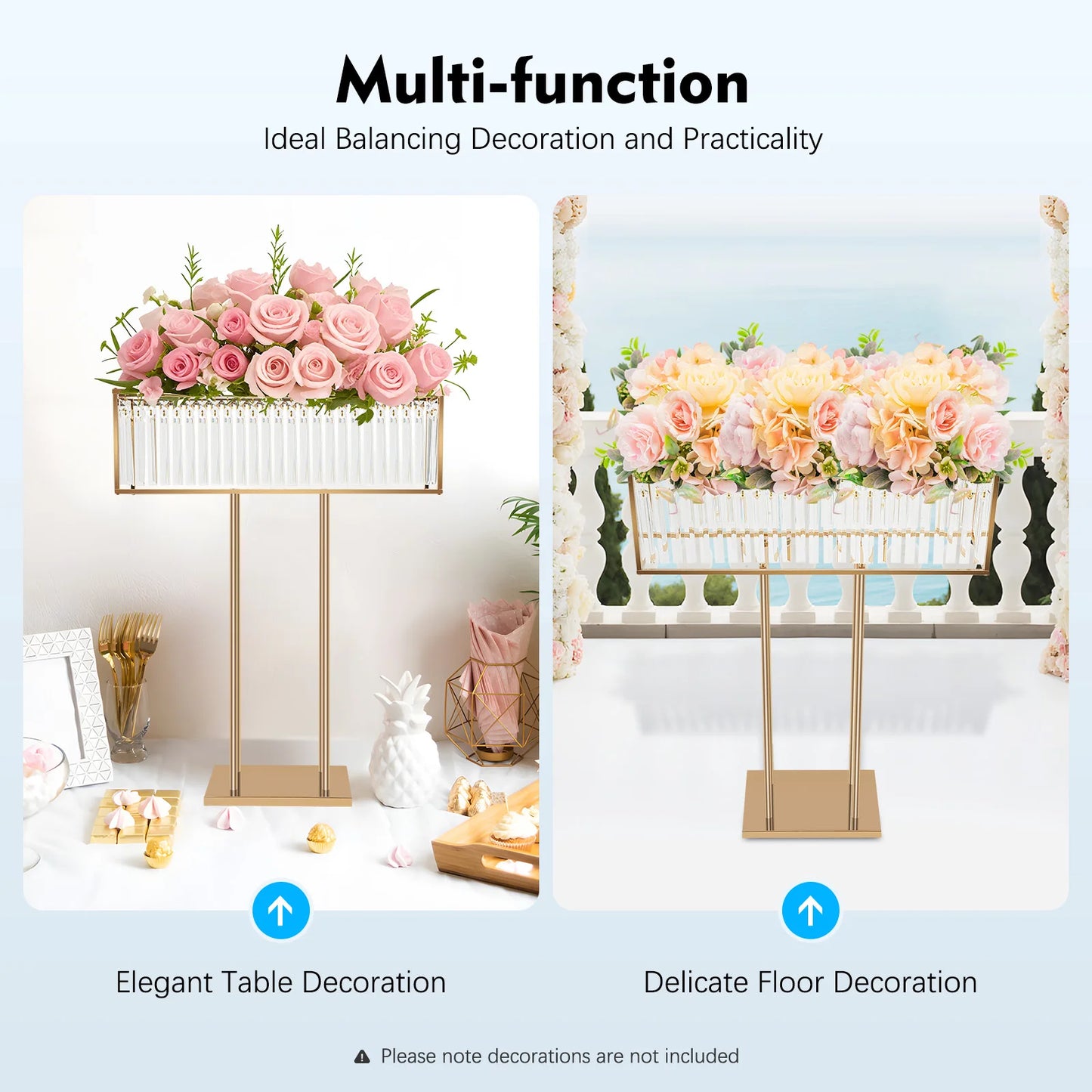 Bymaocar Wedding Stand With Metal Frame Holds 8 To 10kg