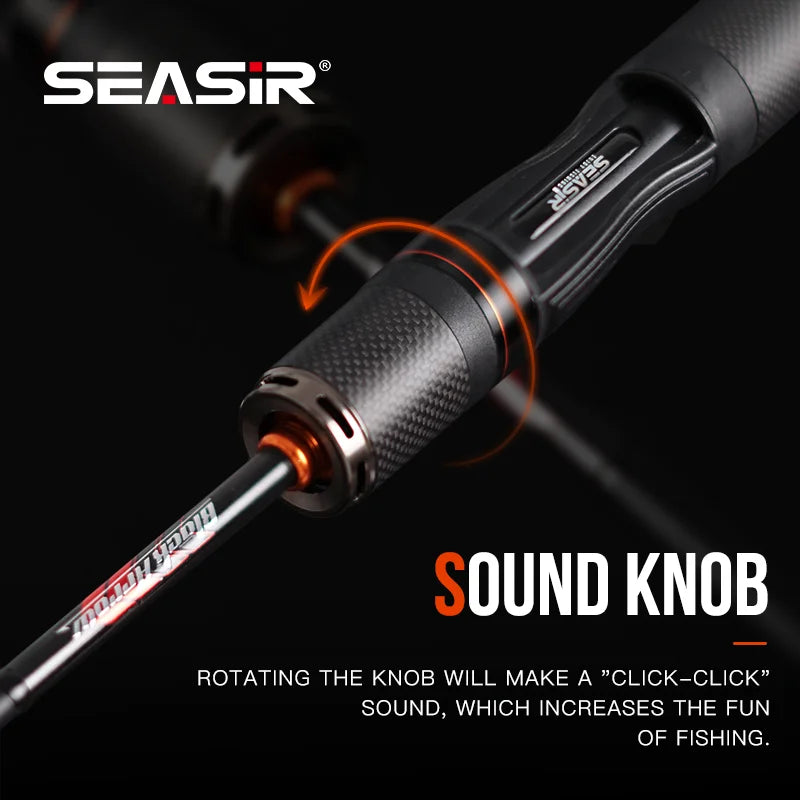 SeaSir Carbon BFS Spinning Fishing Rod 4.92ft Two Section