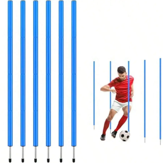 Adjustable Detachable Soccer Agility Training Poles