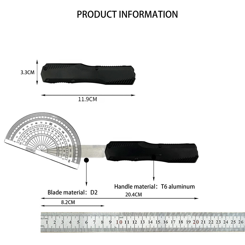 DIY Supplies Livewire Folding Knife D2 Blade Handle Tactical EDC