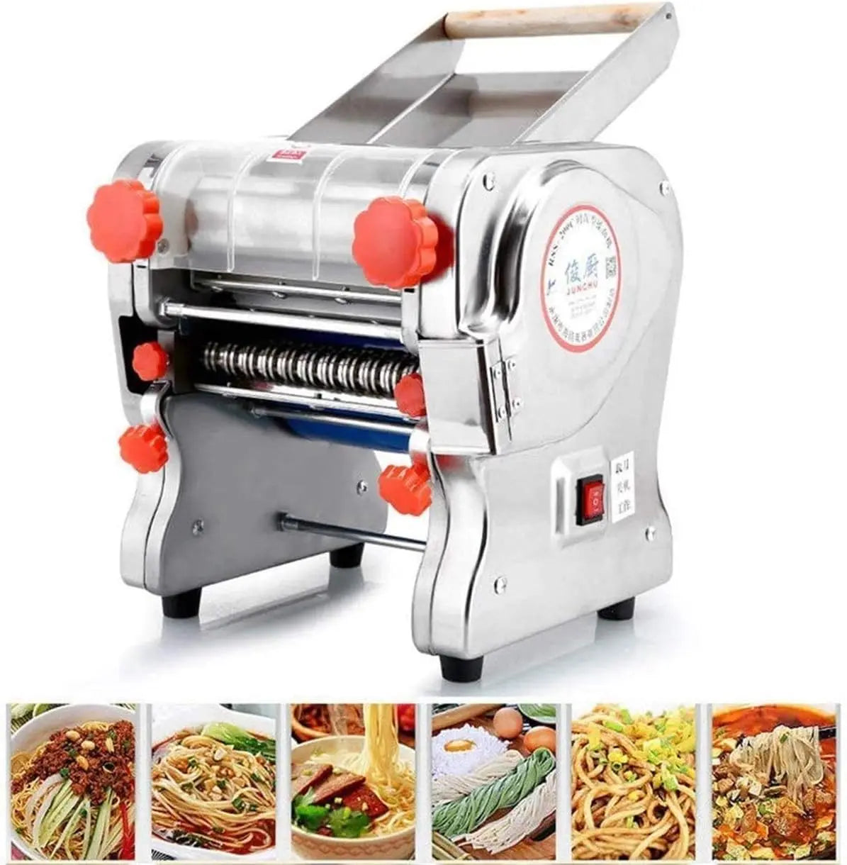 550W Electric Pasta Maker Stainless Steel Noodle Press Machine