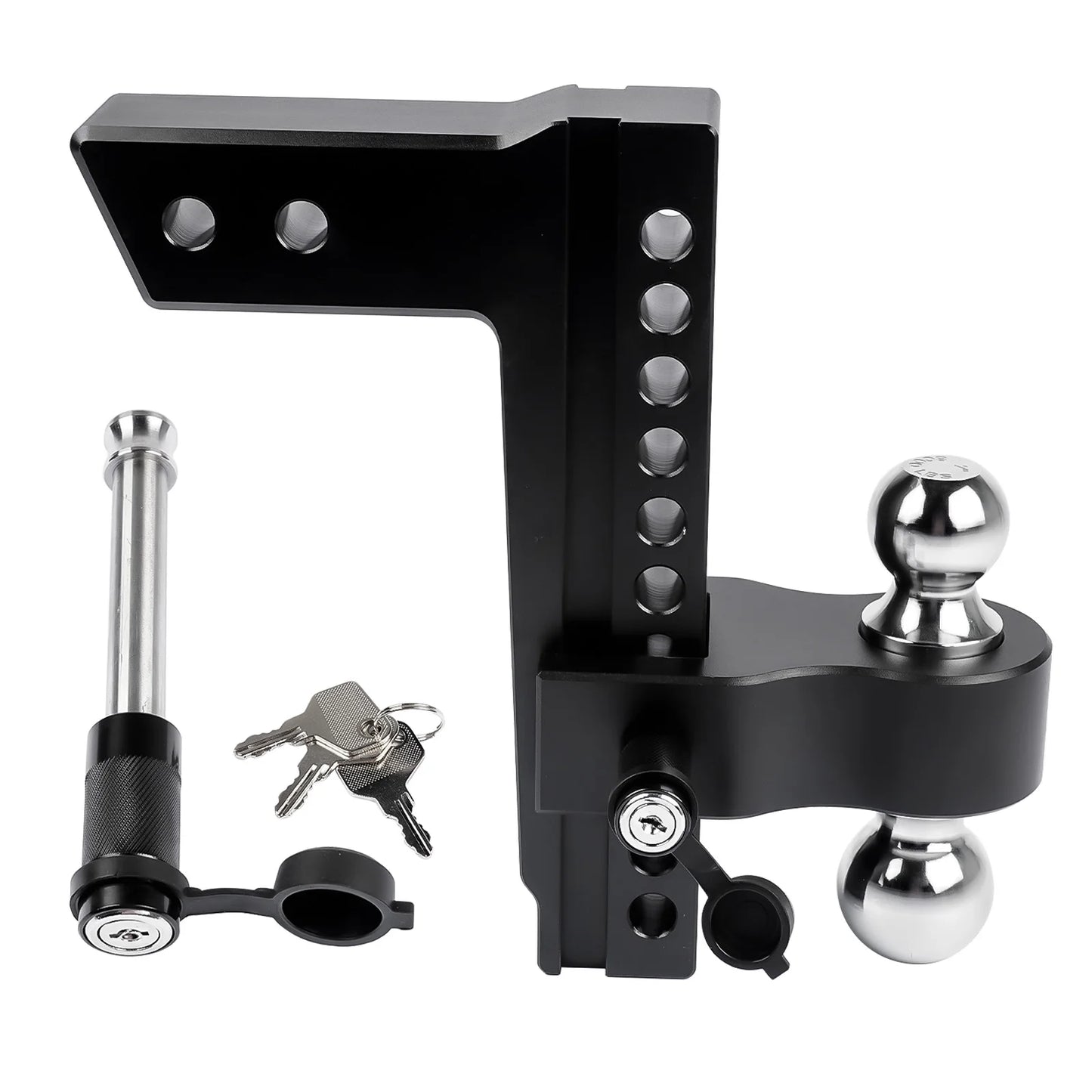 Adjustable Trailer Hitch Ball Mount for Hitch Receiver