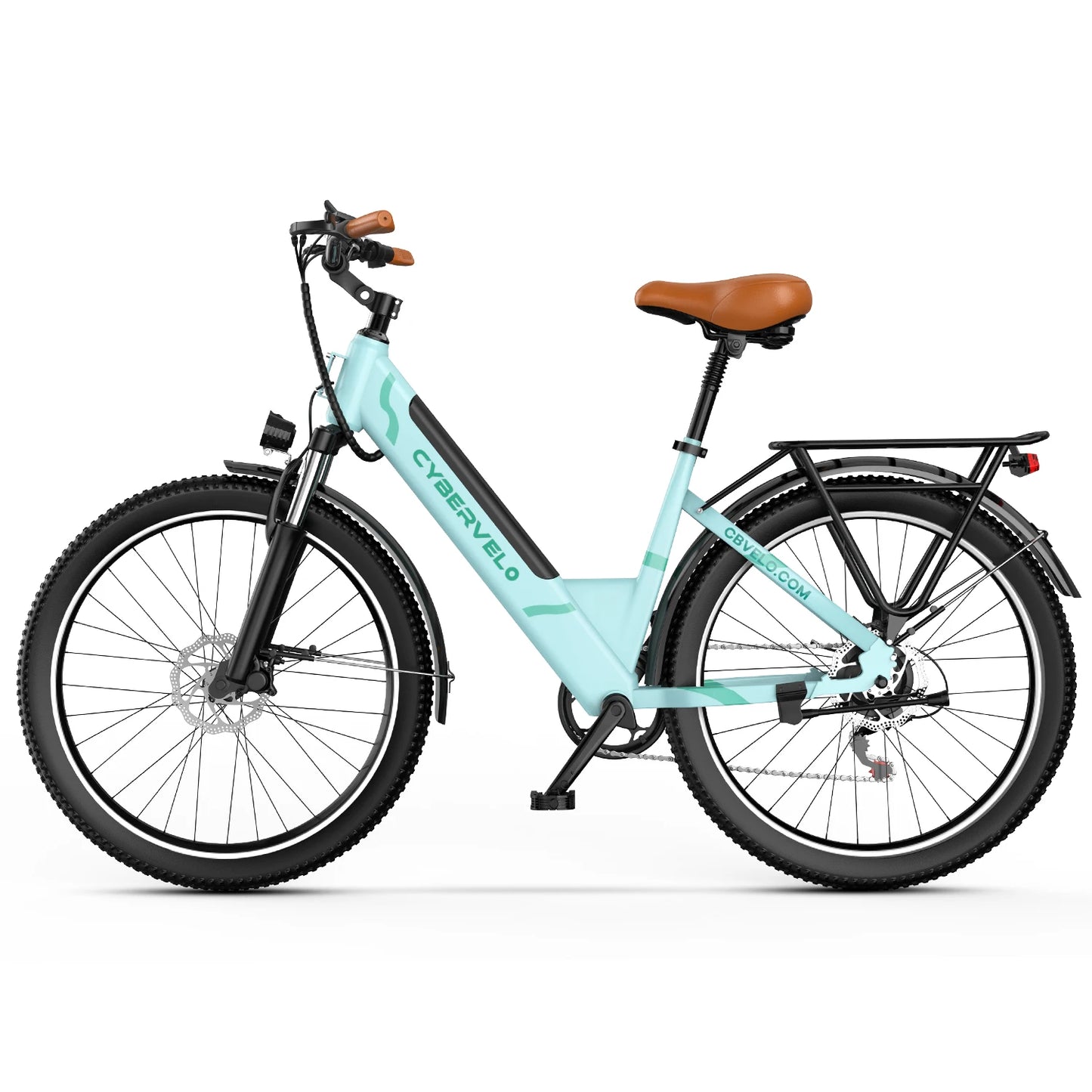 CYBERVELO Urban Commute EBike With 1000W Peak Motor Detachable Battery