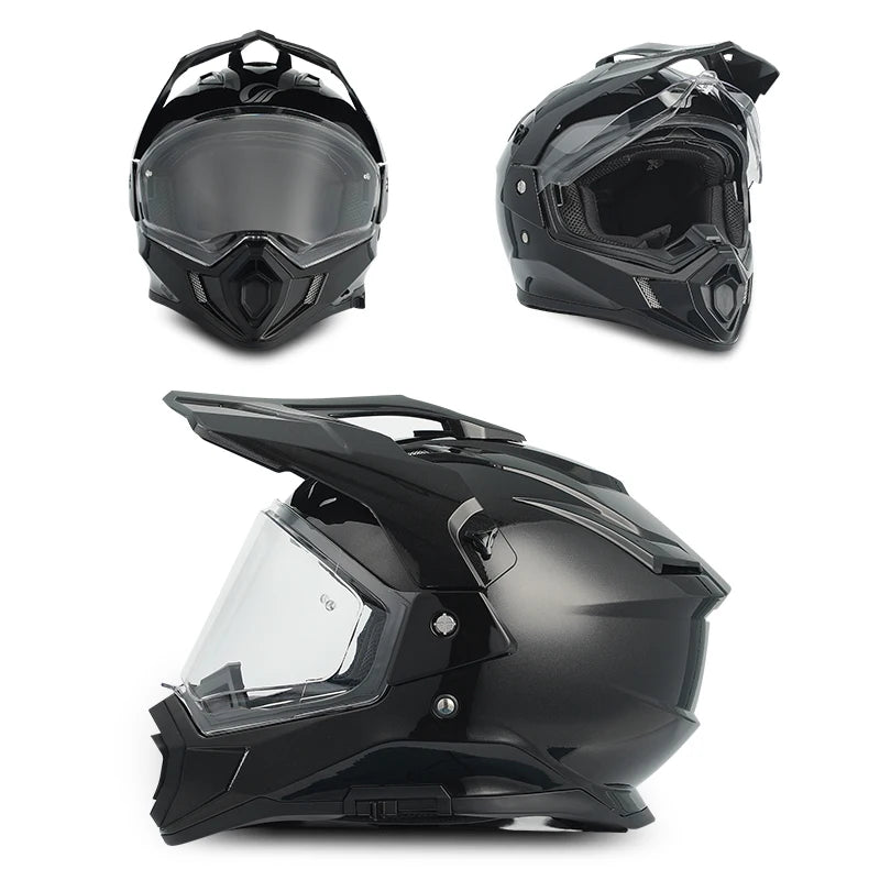 Off-Road Full Face ATV Motorcycle Helmet With Communication System