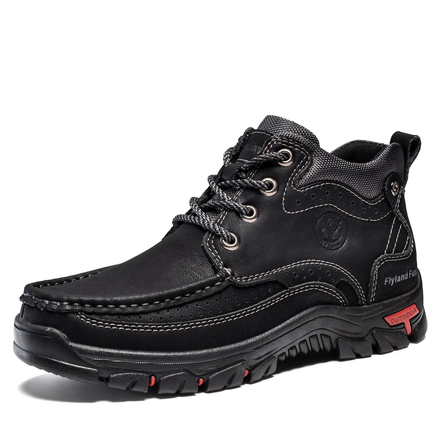 Flyland Vintage Leather Chukka Boots Mens Casual Office Shoes