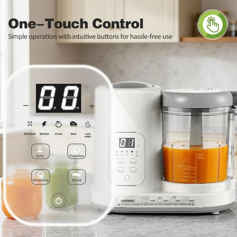 Baby Food Maker Steamer Blender 4 In 1 Puree Blends
