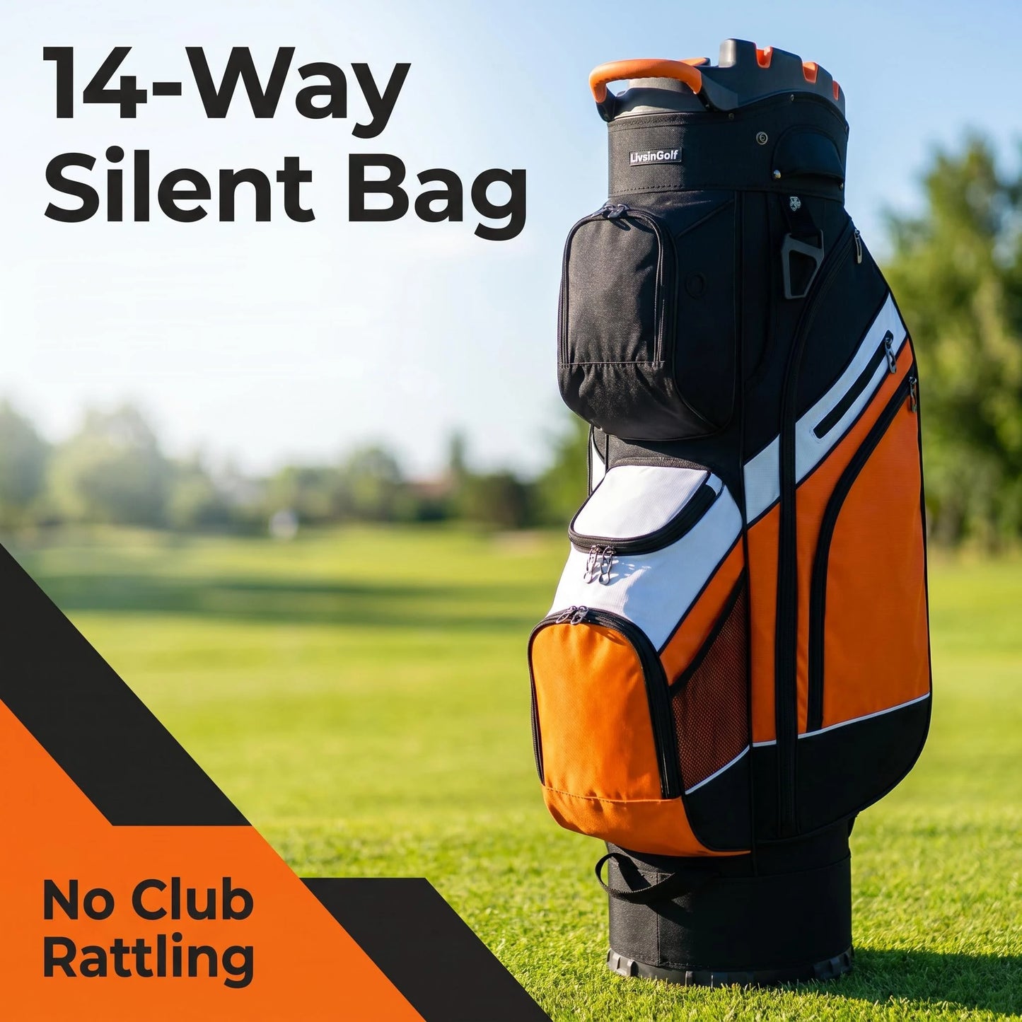 Livsingo14-Way Stand Top Golf Cart Bag