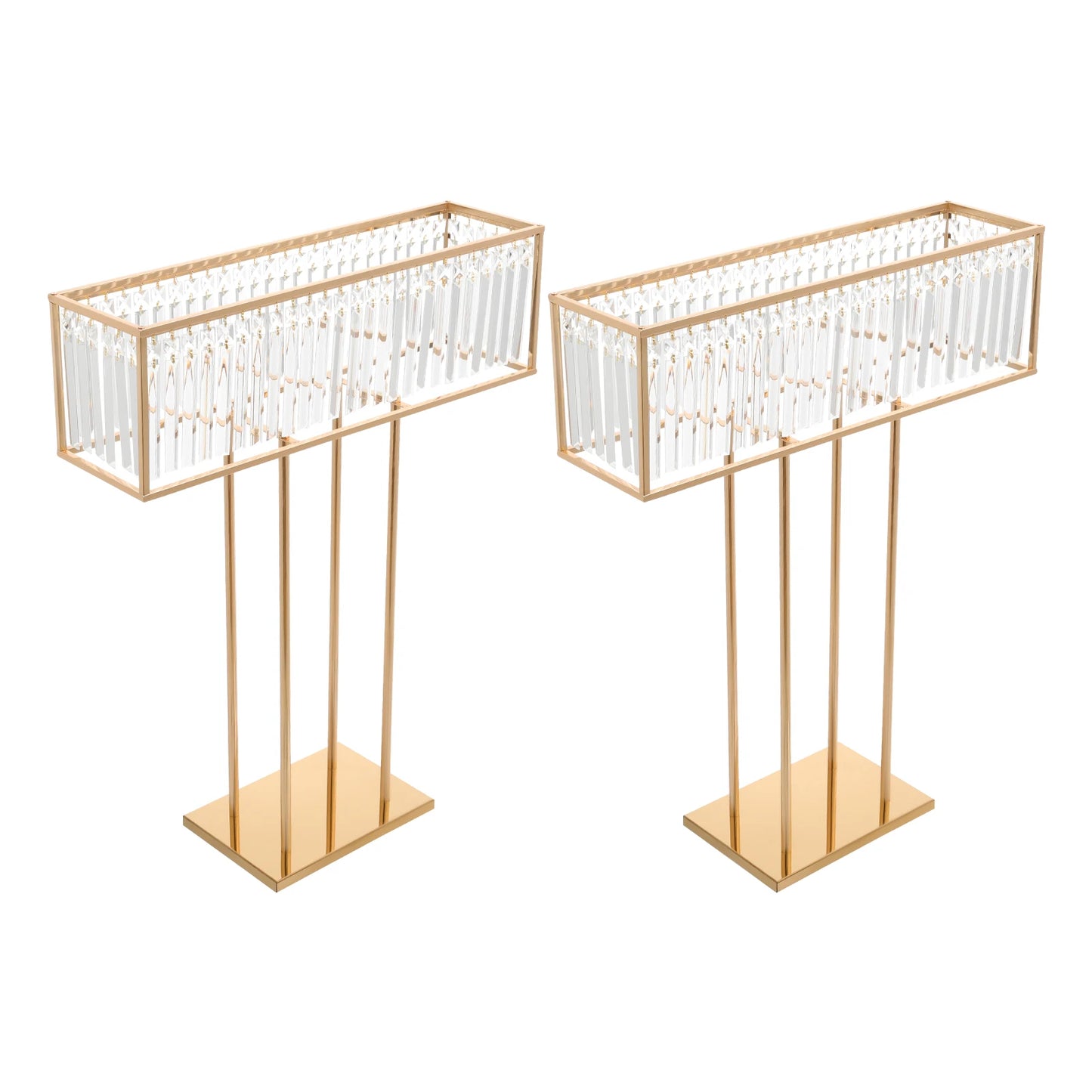 Crystal Flower Stand Iron Frame for Weddings and Luxury Events