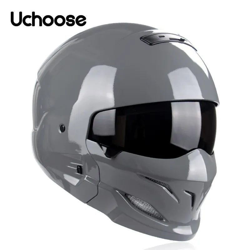 Uchoose Detachable Multi-purpose Motorcycle Half Helmet