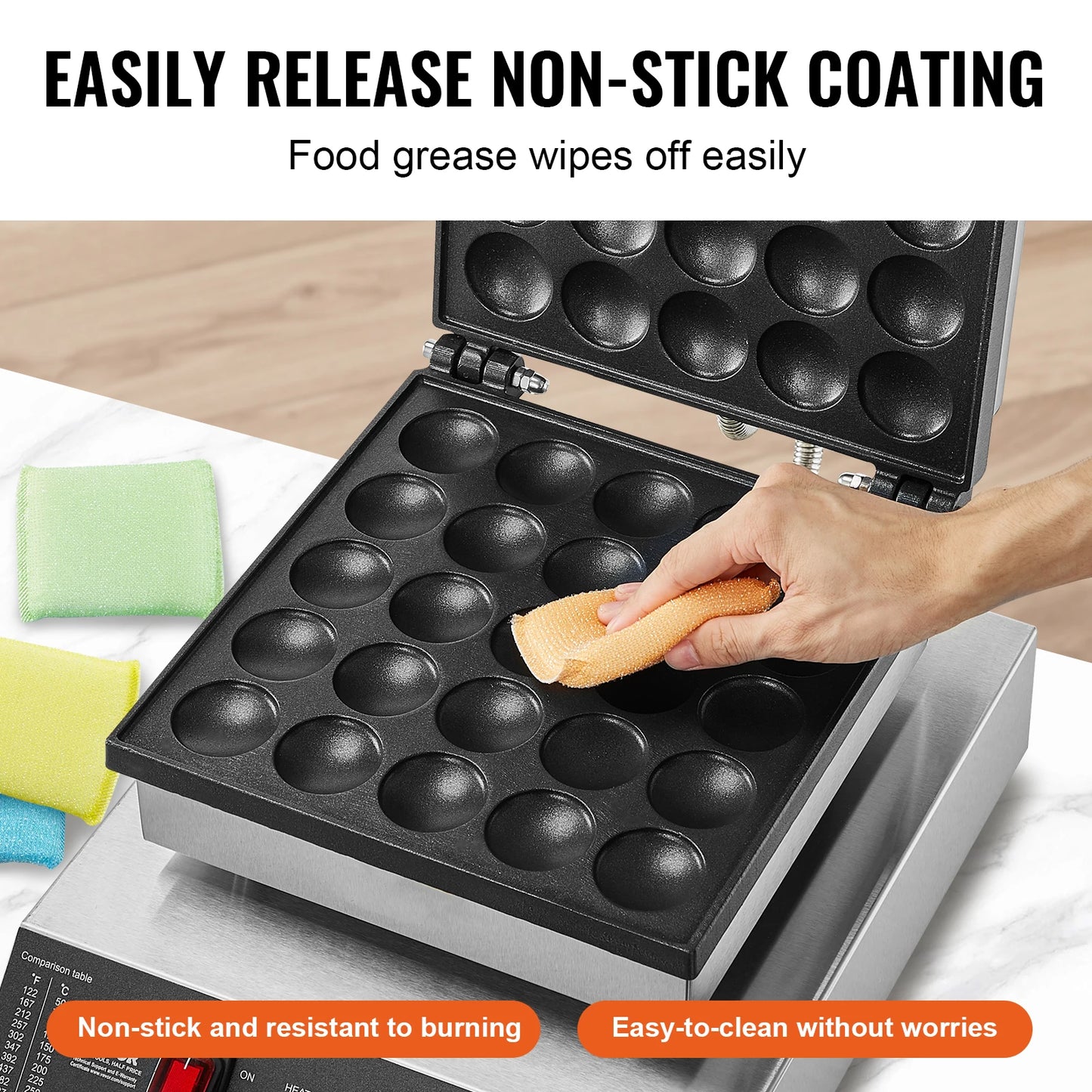 SucceBuy Electric Waffle Maker Dorayaki Pancake Iron