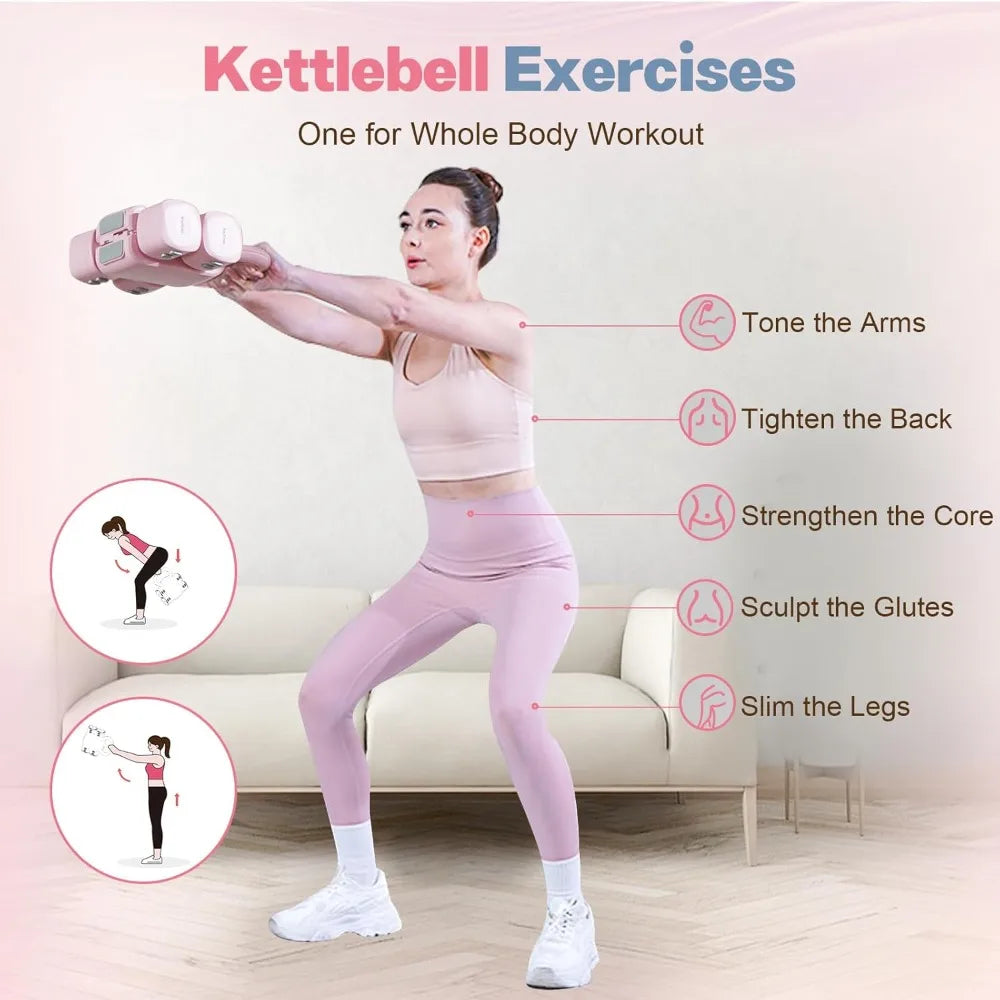 YTYIN Adjustable Dumbbells Set Of Two With Fast Adjustment