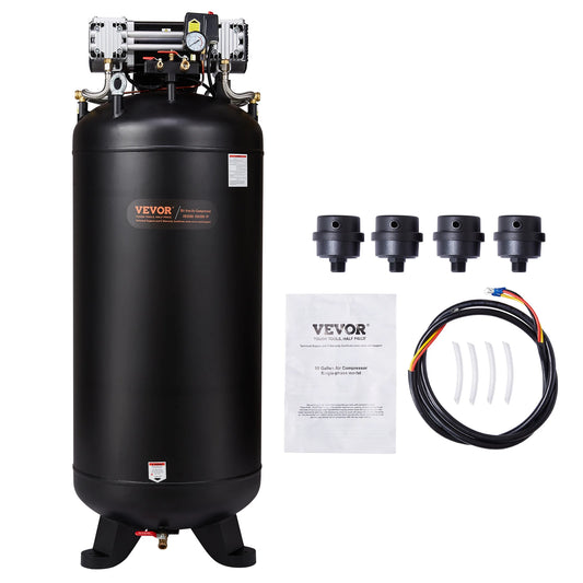 VEVOR Air Compressor 6.5 HP 145 PSI Oil Free Industrial