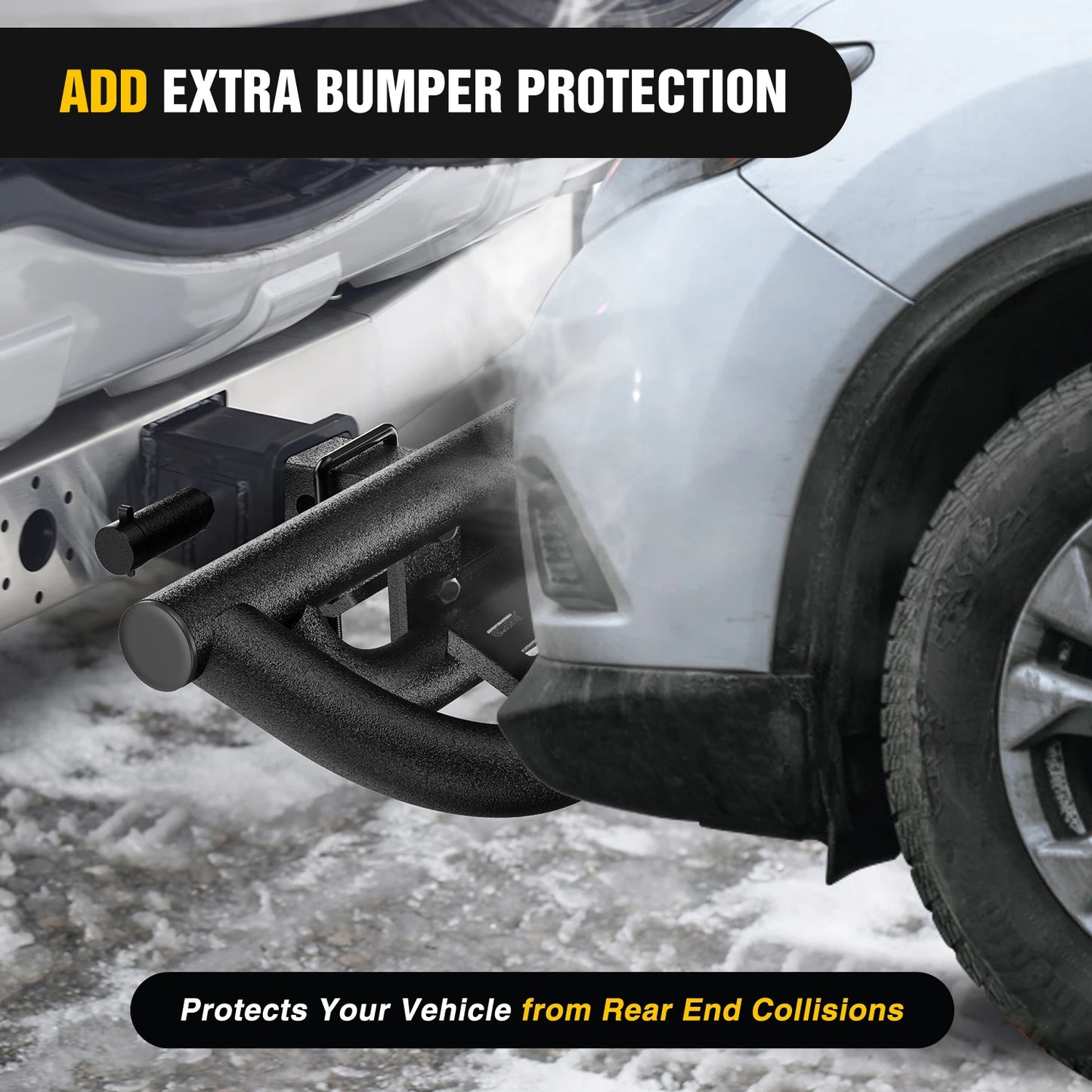 Universal Hitch Step With Lock And Stabilizer 350 Lbs