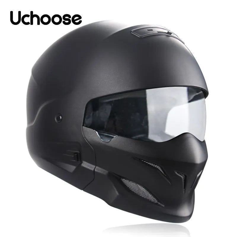 Uchoose Detachable Multi-purpose Motorcycle Half Helmet
