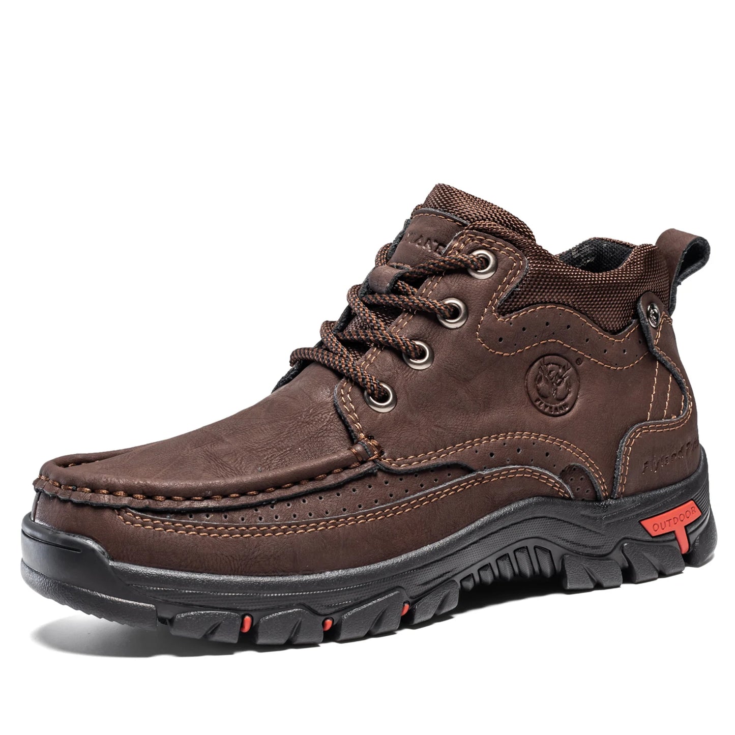 Flyland Vintage Leather Chukka Boots Mens Casual Office Shoes