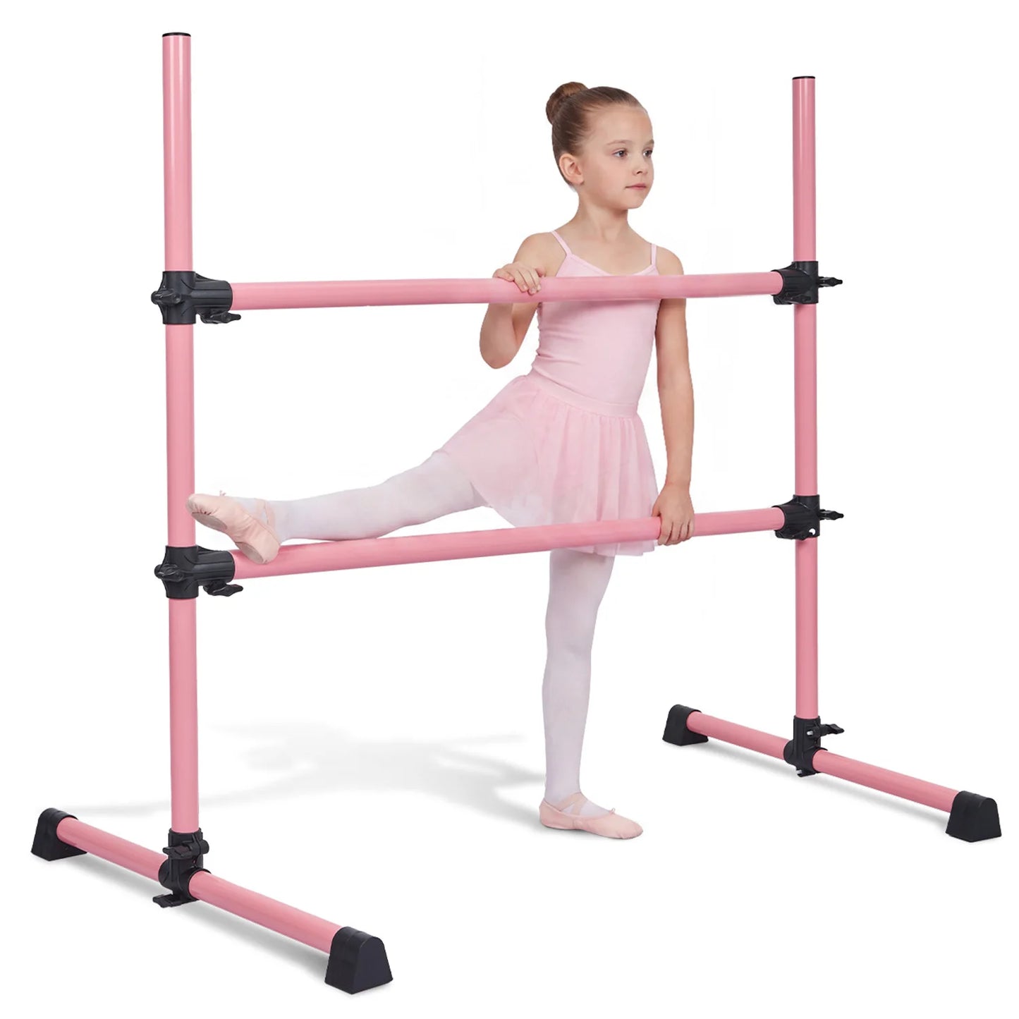 Heavy Duty 4FT Adjustable Freestanding Ballet Barre Dance Practice