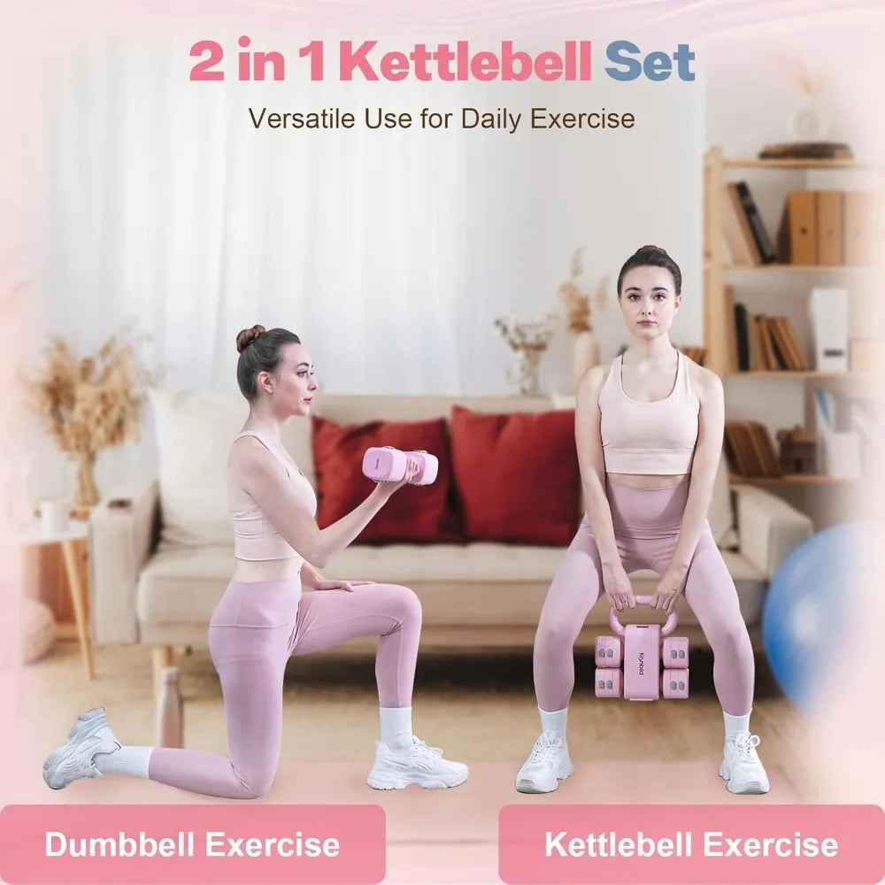 YTYIN Adjustable Dumbbells Set Of Two With Fast Adjustment
